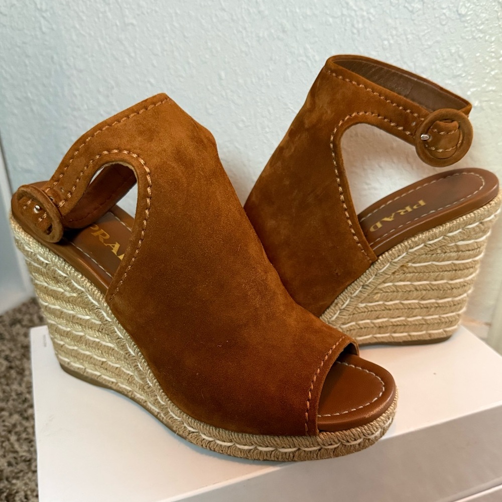 Prada wedges